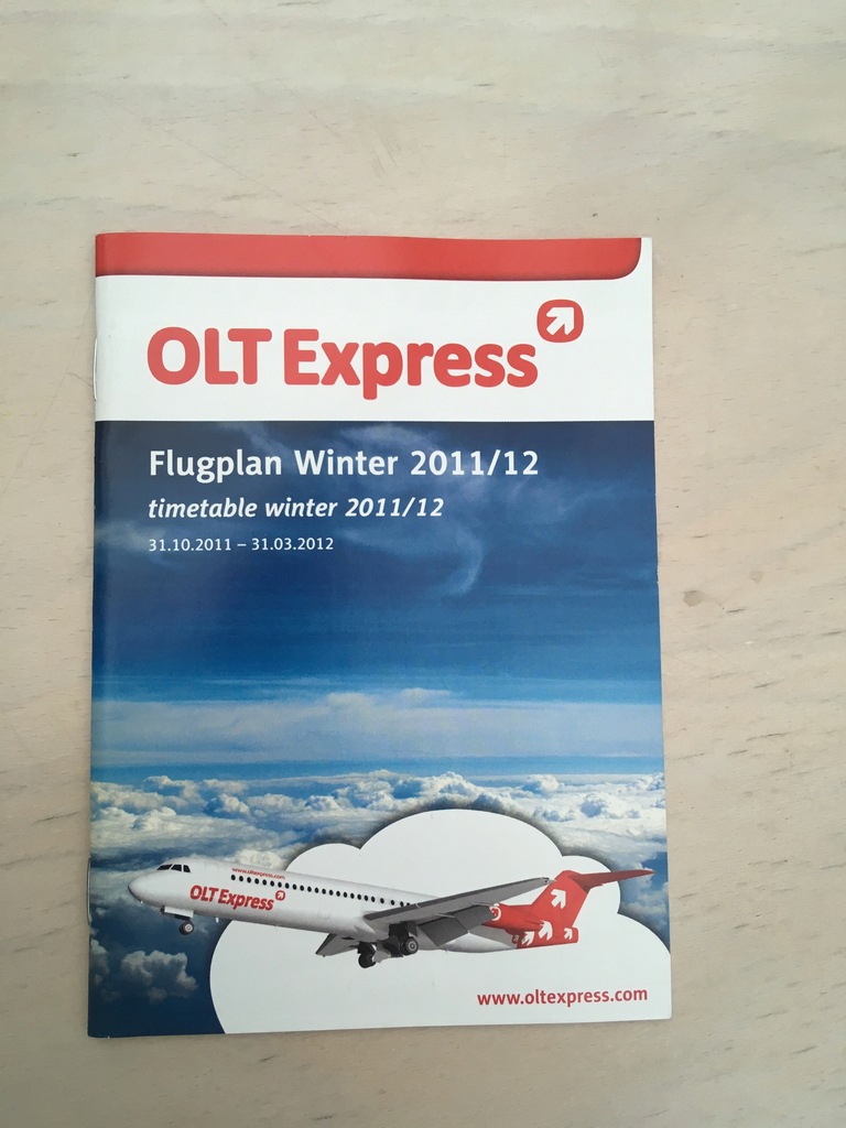 Rozkład lotów OLT express