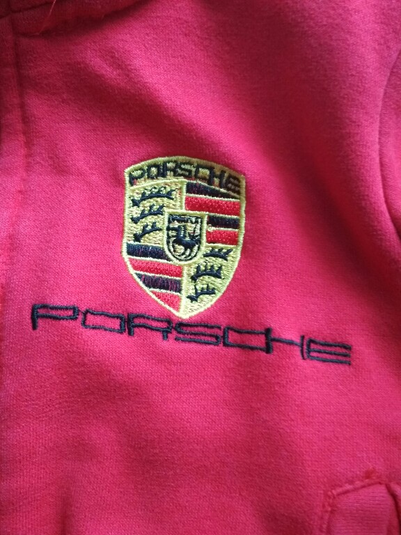 Wyprzedaż SZAFY bluza Porsche rozm S ok 24-36m
