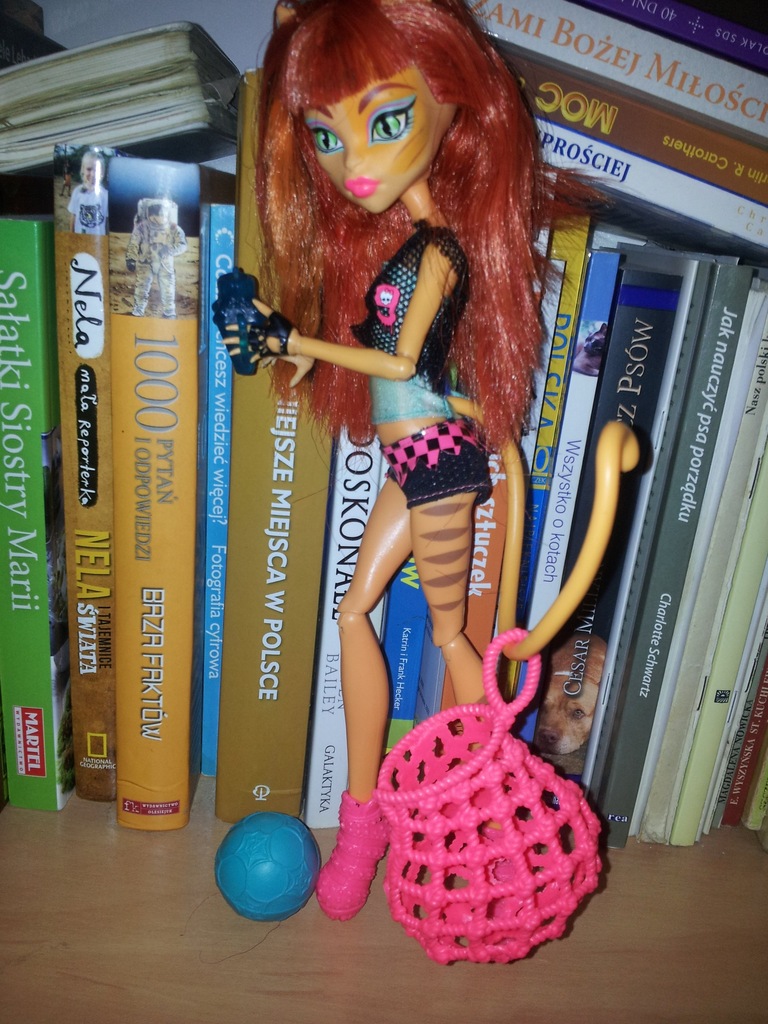 Monster High Toralej Stripe wersja sportowiec
