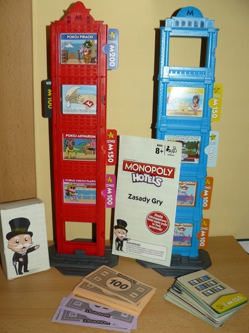 MONOPOLY HOTELS GRA HASBRO