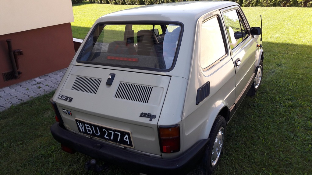 Fiat 126p 650 wersja export, pierwszy właściciel