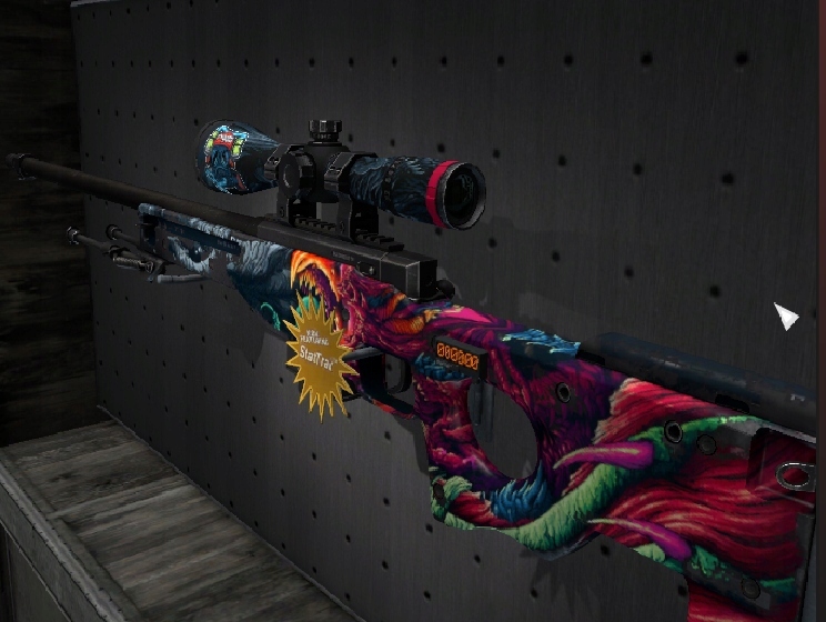 SKIN AWP HIPERBESTIA HYPER BEAST STATTRAK 3/5 FT
