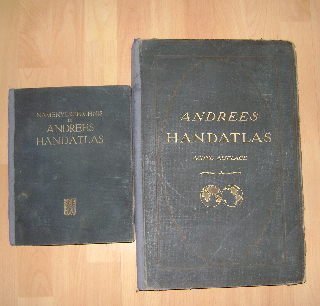 ANDREES HANDATLAS -ATLAS + INDEKS -wyd.1924