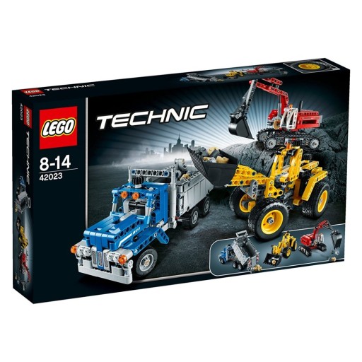 KLOCKI LEGO TECHNIC 3W1 42023 MASZYNY BUDOWLANE