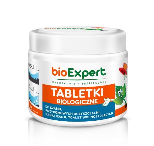 TABLETKI BAKTERIE do oczyszczalni12 BioExpert