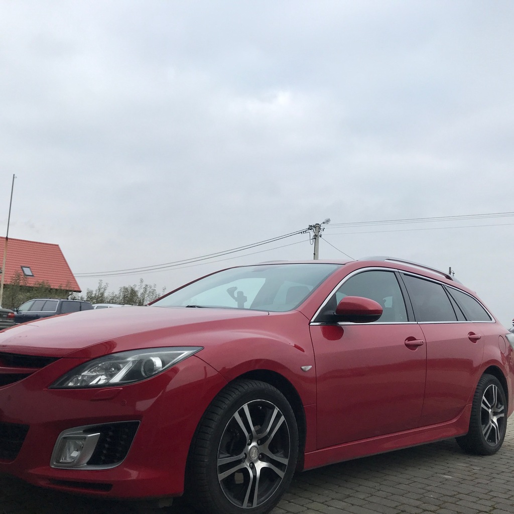Mazda 6 SPORT KOMBI,Diesel 2.2 185 KM, czerwona