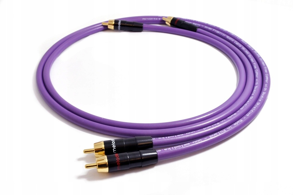 Kabel MELODIKA 2RCA - 2RCA MD2R05 0,5m cinch 0,5m