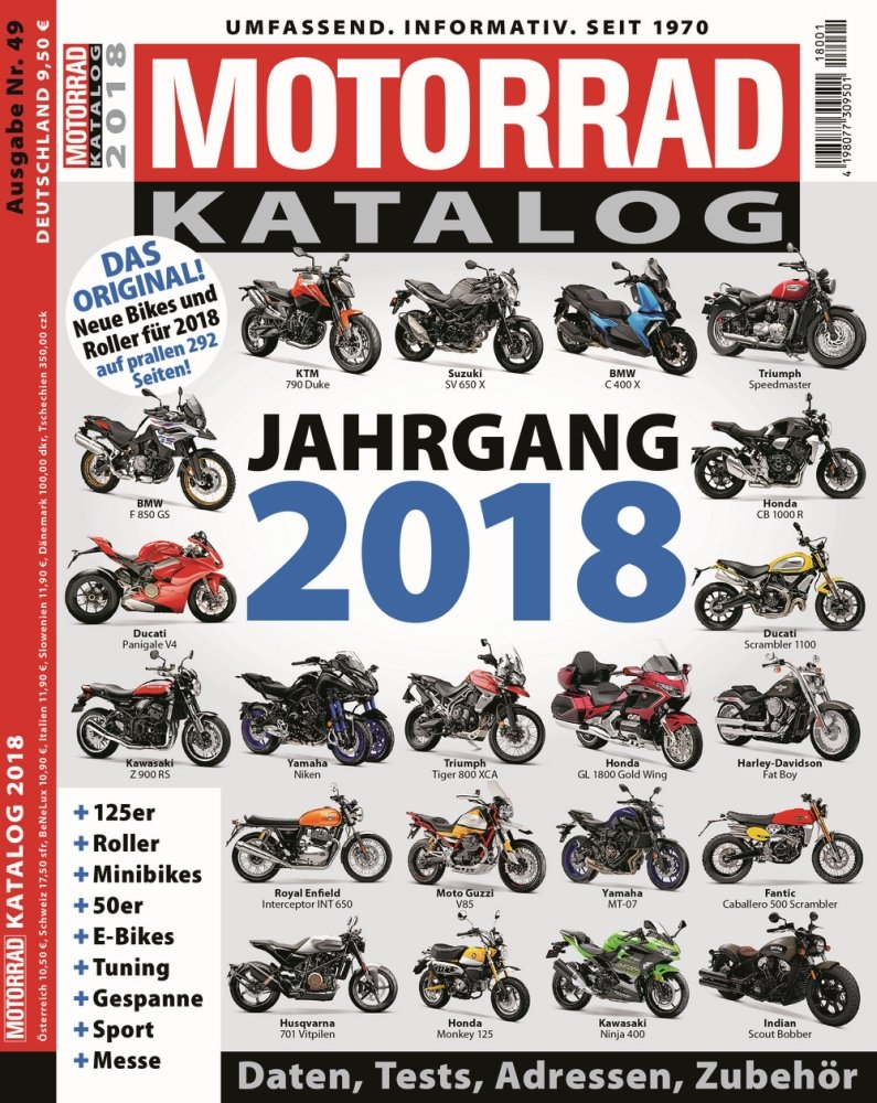 Moto catalogue