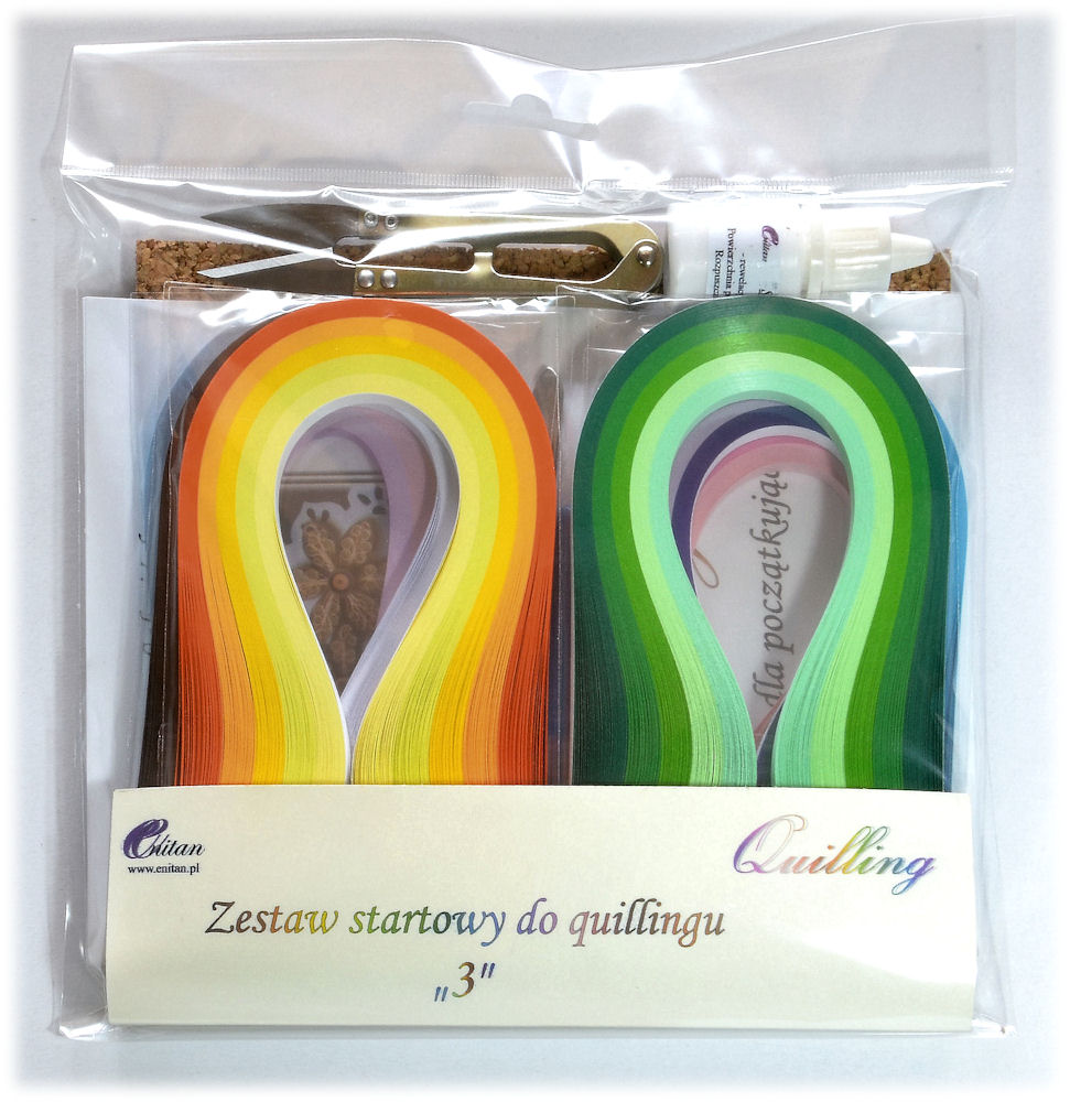 quilling Zestaw do quillingu 1210 pasków 3mm 7271566204 oficjalne