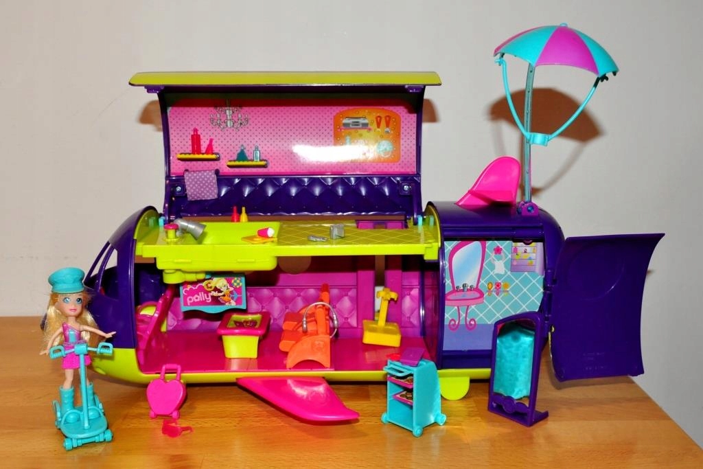 POLLY POCKET W1771 ODRZUTOWIEC W-wa SAMOLOT