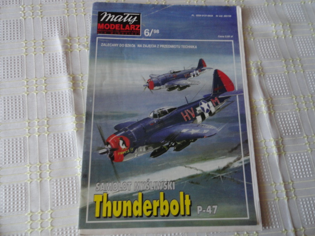 MAŁY MODELARZ NR.6/98 THUNDERBOLT P-47