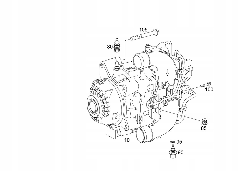 Retarder hydrodynamiczny wodny VOITH A9604307395