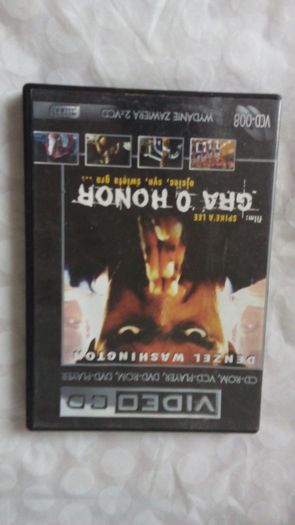 Gra o Honor film VCD płyta