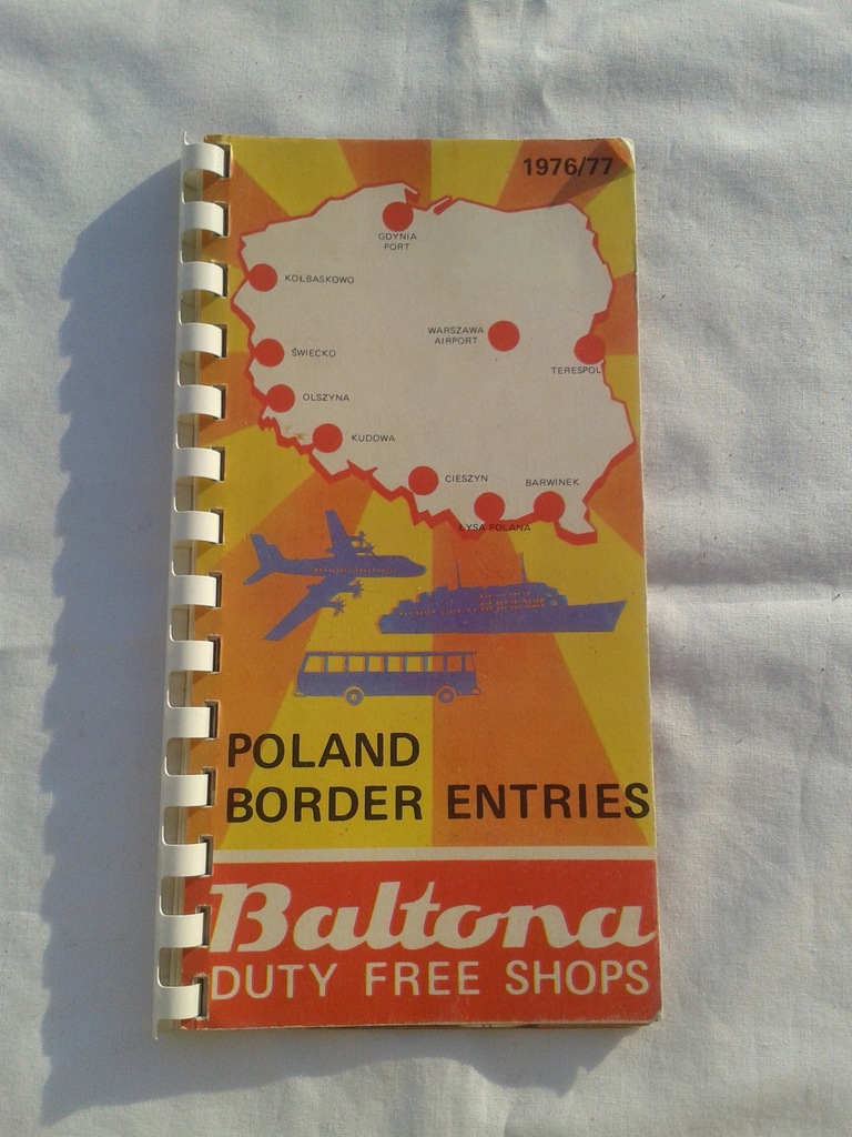 STARY KATALOG BALTONA 1976/77 WÓDKA PIWO PORCELANA