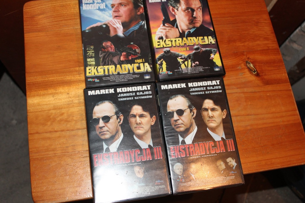 Kasety VHS Ekstradycja 
