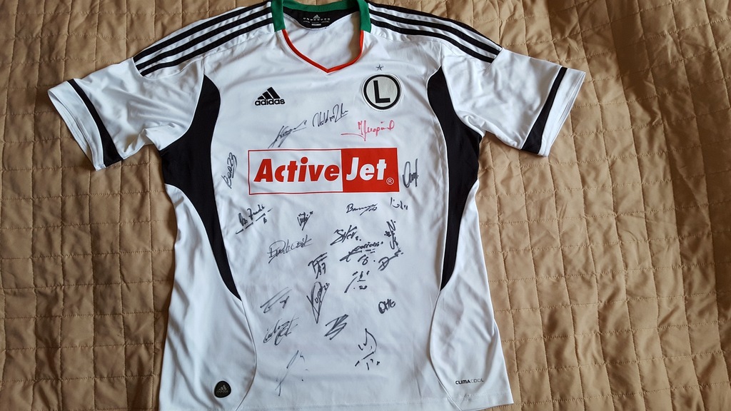 Koszulka LEGIA WARSZAWA Adidas z podpisami 2013