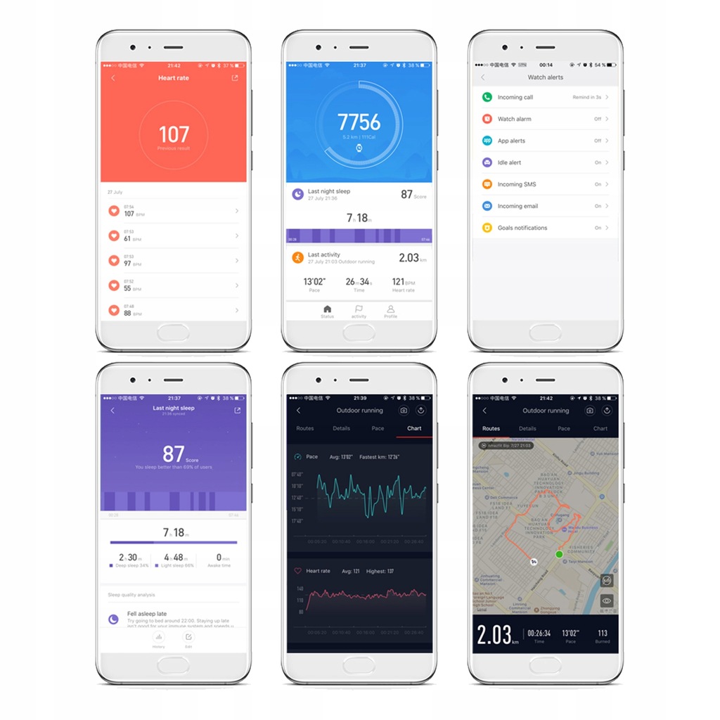 xiaomi mi amazfit bip cinnabar red