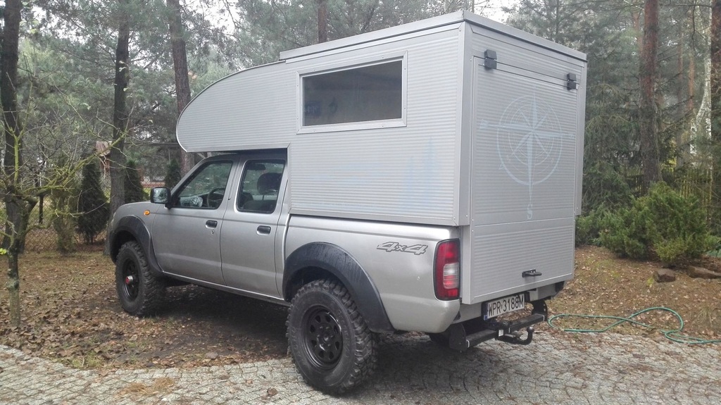 Kamper 4x4 camper kempingowy Nissan pick up navara