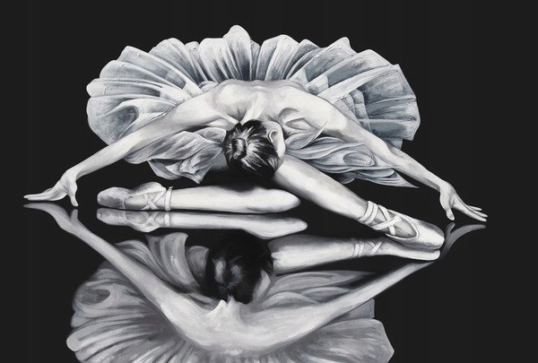 Baletnica w lustrzanym odbiciu