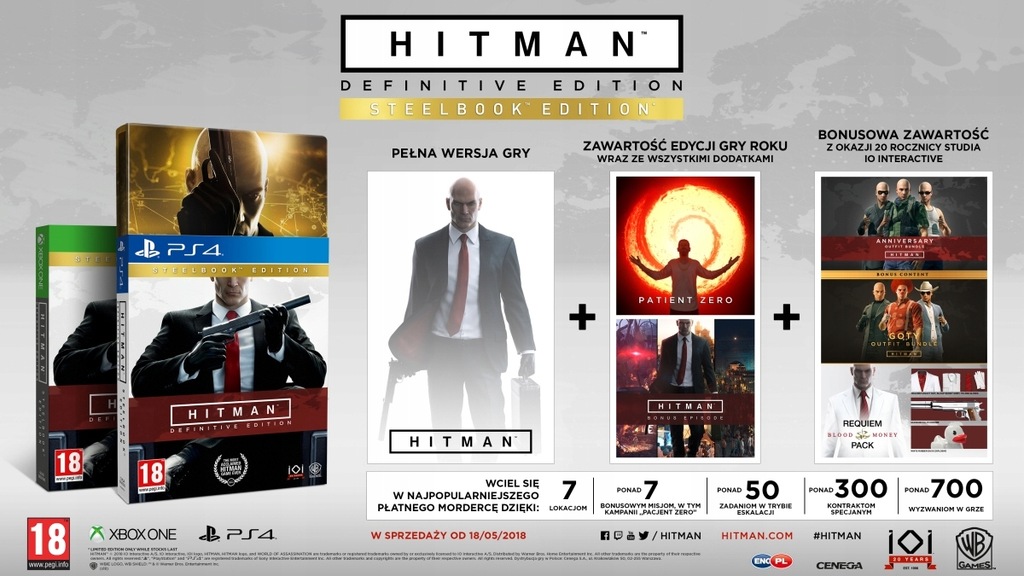 Hitman definitive edition что входит