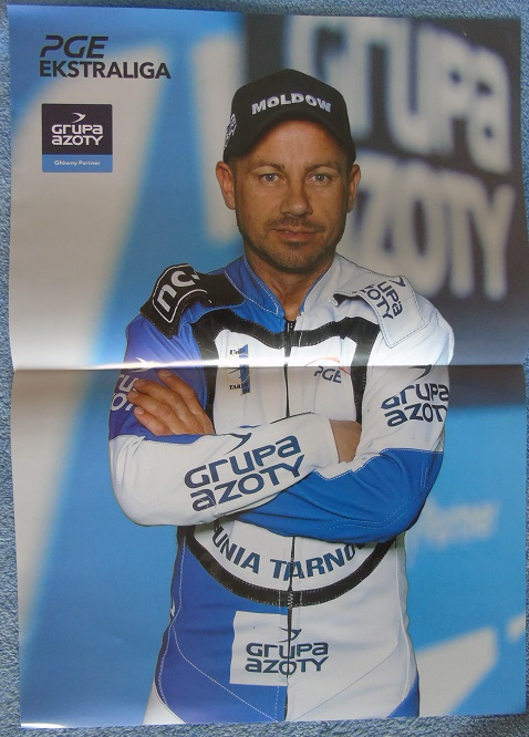 Nicki Pedersen plakat Unia Tarnów żużel Dania