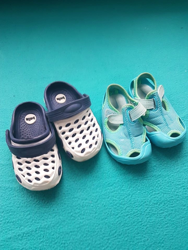 buty do pływania + klapki croks dla dziecka