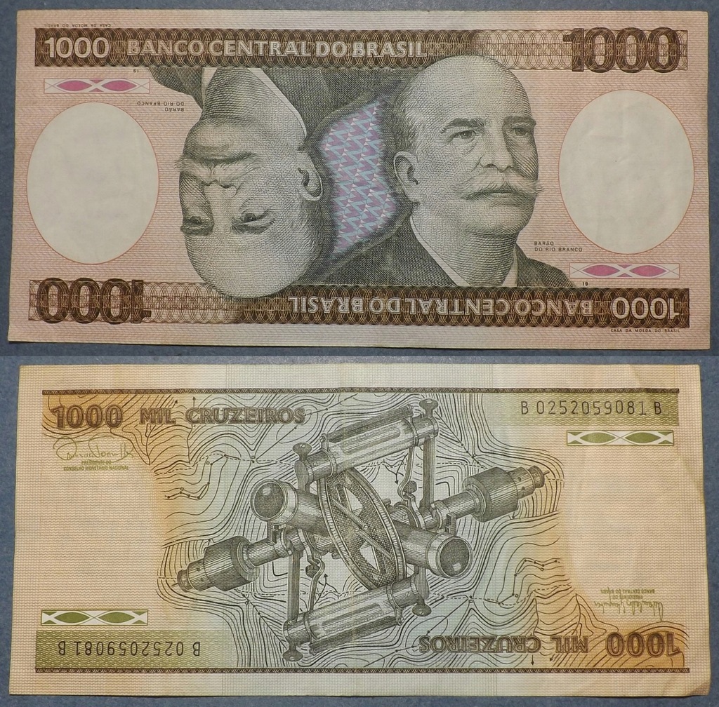 1000 CRUZEIROS (1981-1985) BRAZYLIA