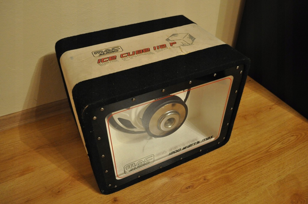 Mac Audio Ice Cube 112 P 1200 Watts + wzmacniacz