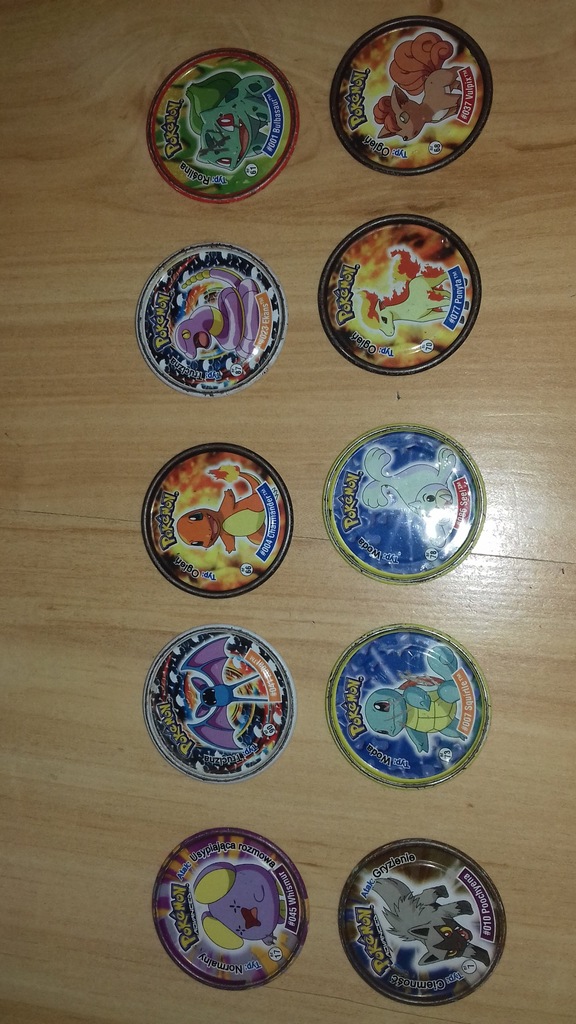 Cheetos Pokemon Advanced Metal Tazos Complete - 50/50