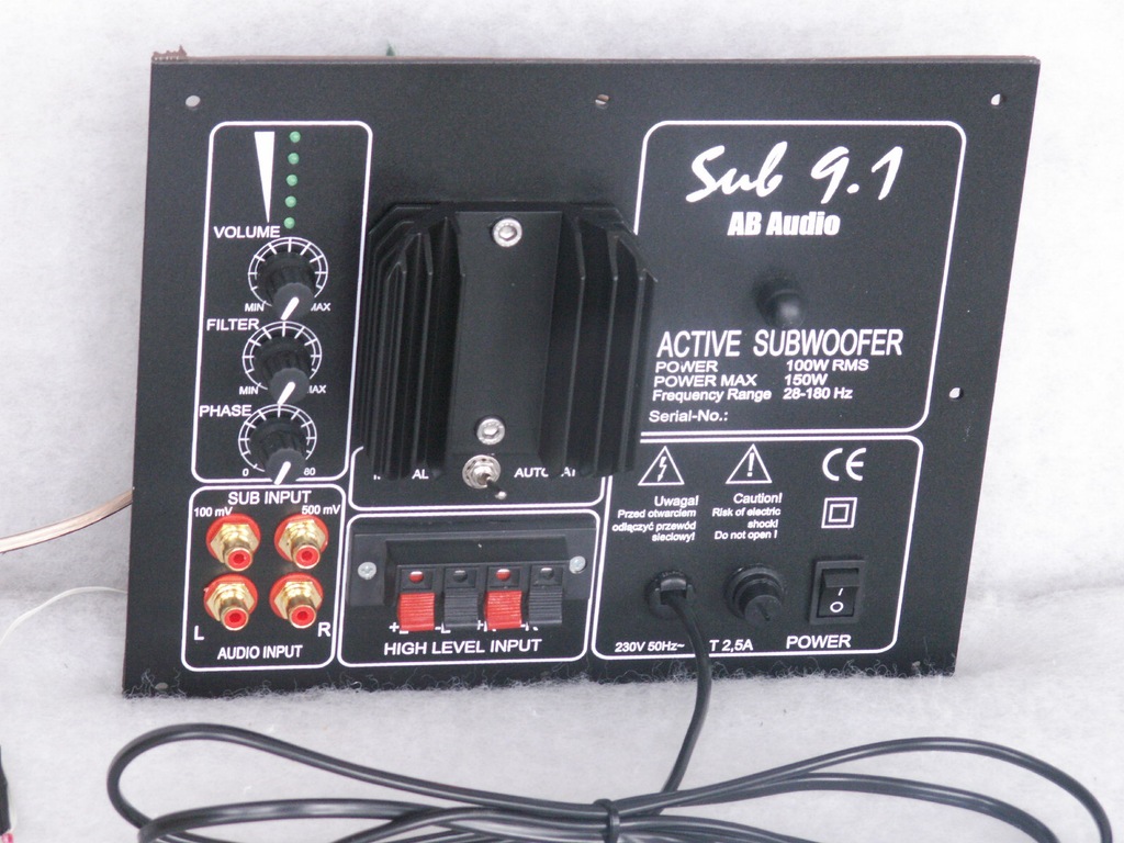 Wzmacniacz aktywny PA9.1 subwoofer subwoofery.pl