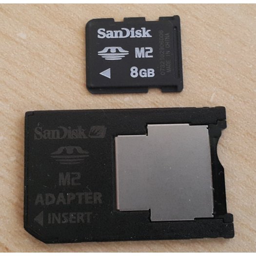 KARTA PAMIĘCI 8GB SANDISK MICRO M2 + ADAPTER