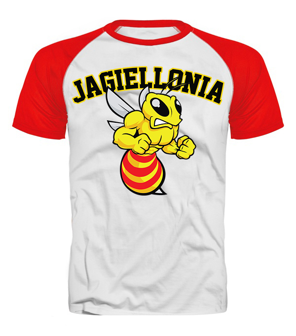 KOSZULKA KIBICA JAGIELLONIA BIAŁYSTOK PSZCZOŁA XXL