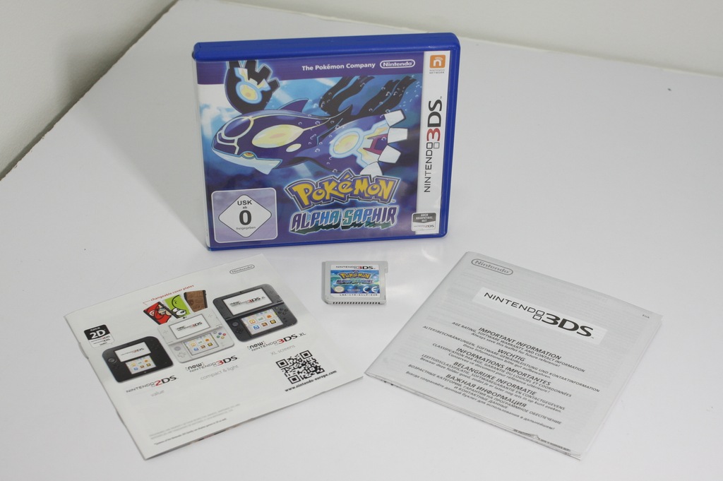 Nintendo 3DS Gra Pokemon Alpha Sapphire Stan Ideał