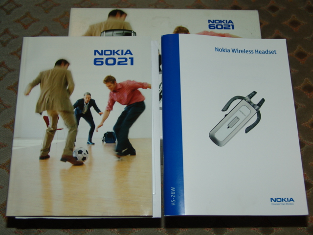 Instrukcja do telefonu NOKIA 6021 + do HS-26W !