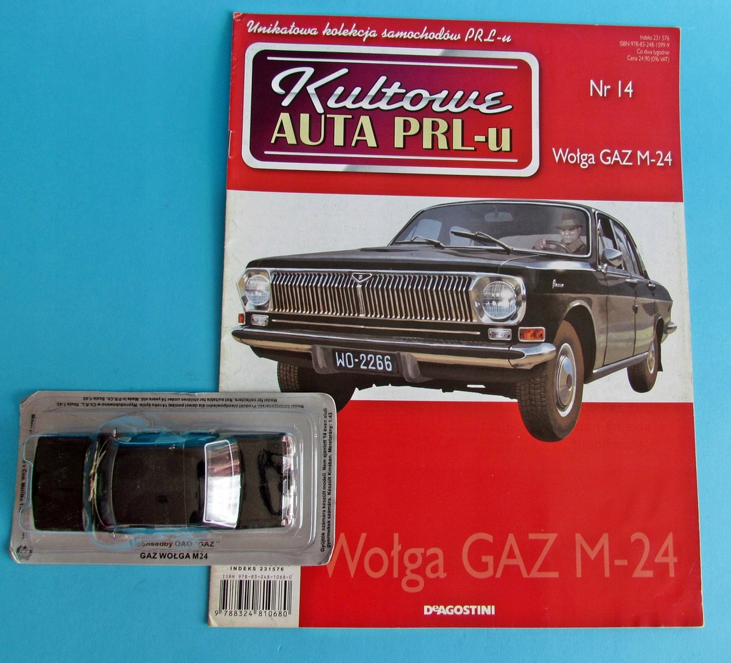 KULTOWE AUTA PRL-u, WOŁGA GAZ M-24 + GAZETA
