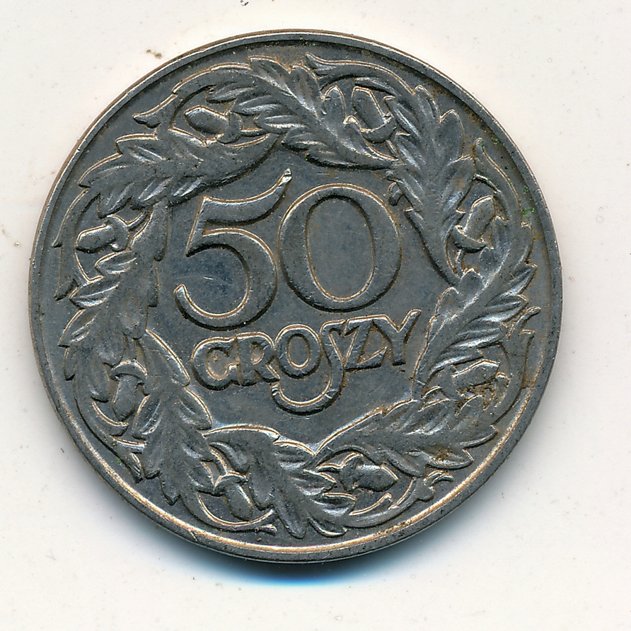 50 gr 1923r 50 groszy 1124