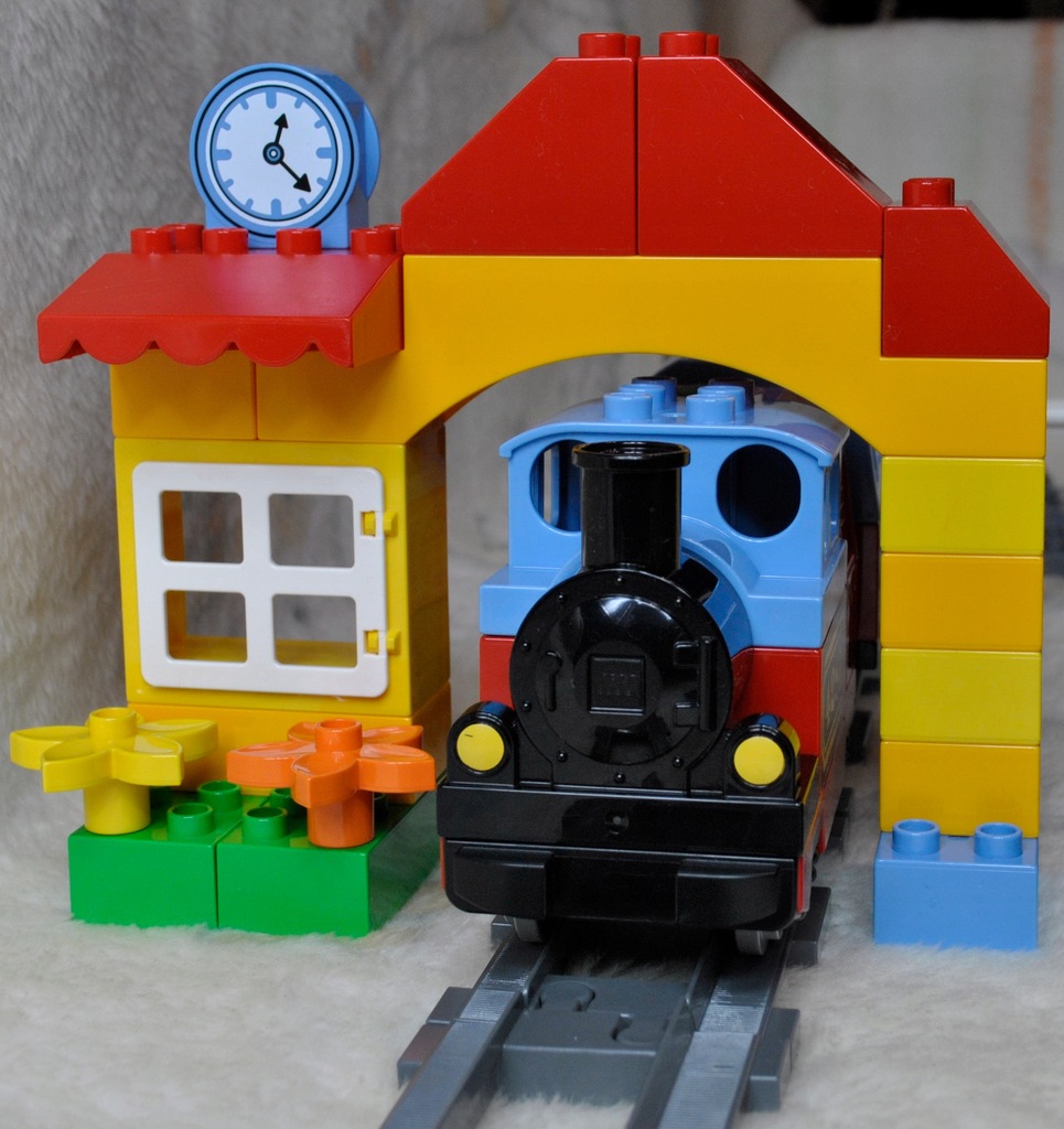 POCIĄG LEGO DUPLO 10507 + DODATKOWE TORY 10506 - 7709010982 - oficjalne ...
