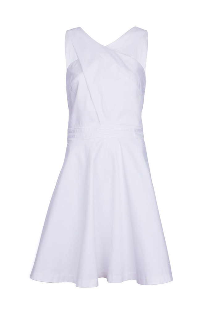 Armani Exchange Sukienka damska biała rozm 10 L/XL