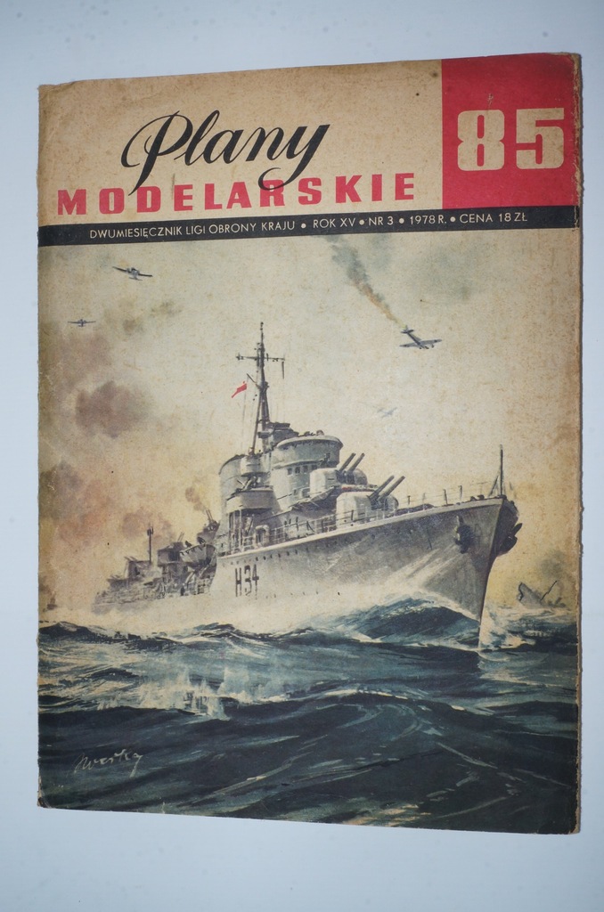 PLANY MODELARSKIE nr 85 / ORP Błyskawica 