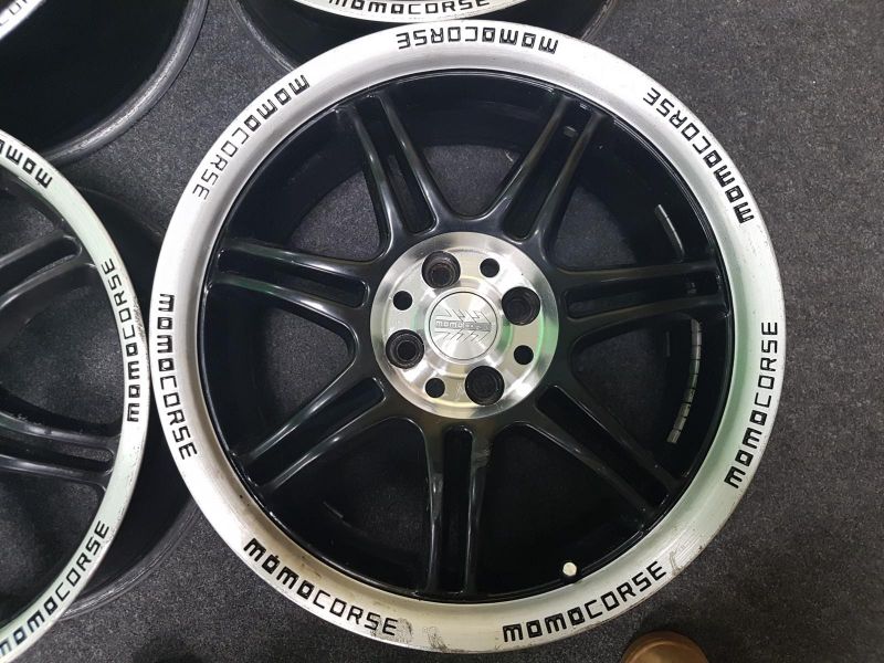 FELGI MOMO CORSE BLACK 17'' 4X100 ET35