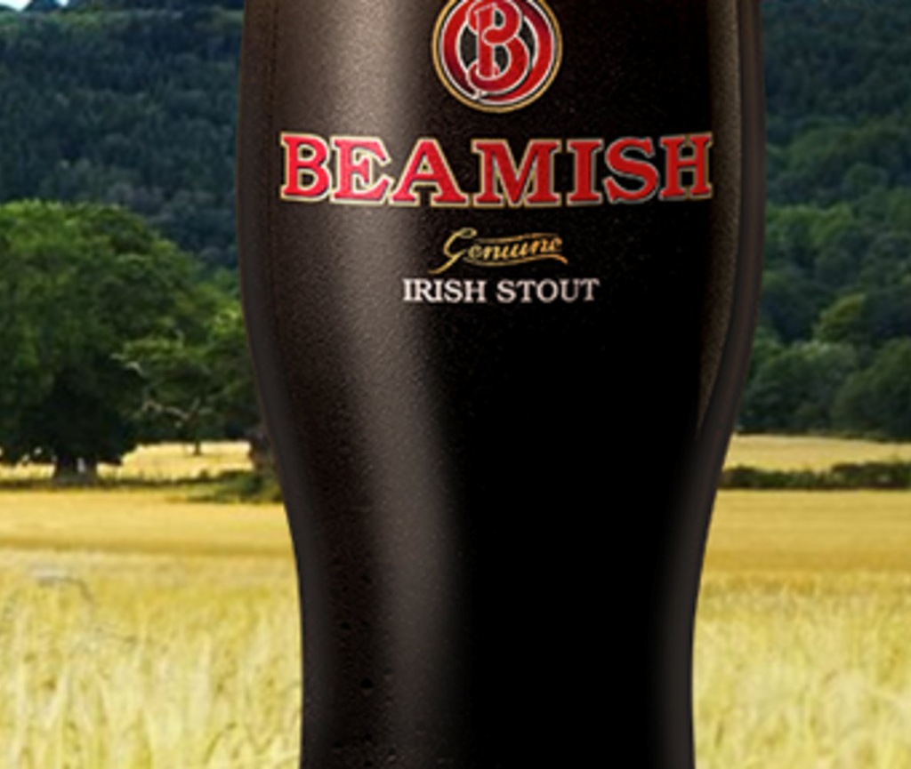 BEAMISH IRISH STOUT szklanka Pint IRLANDIA
