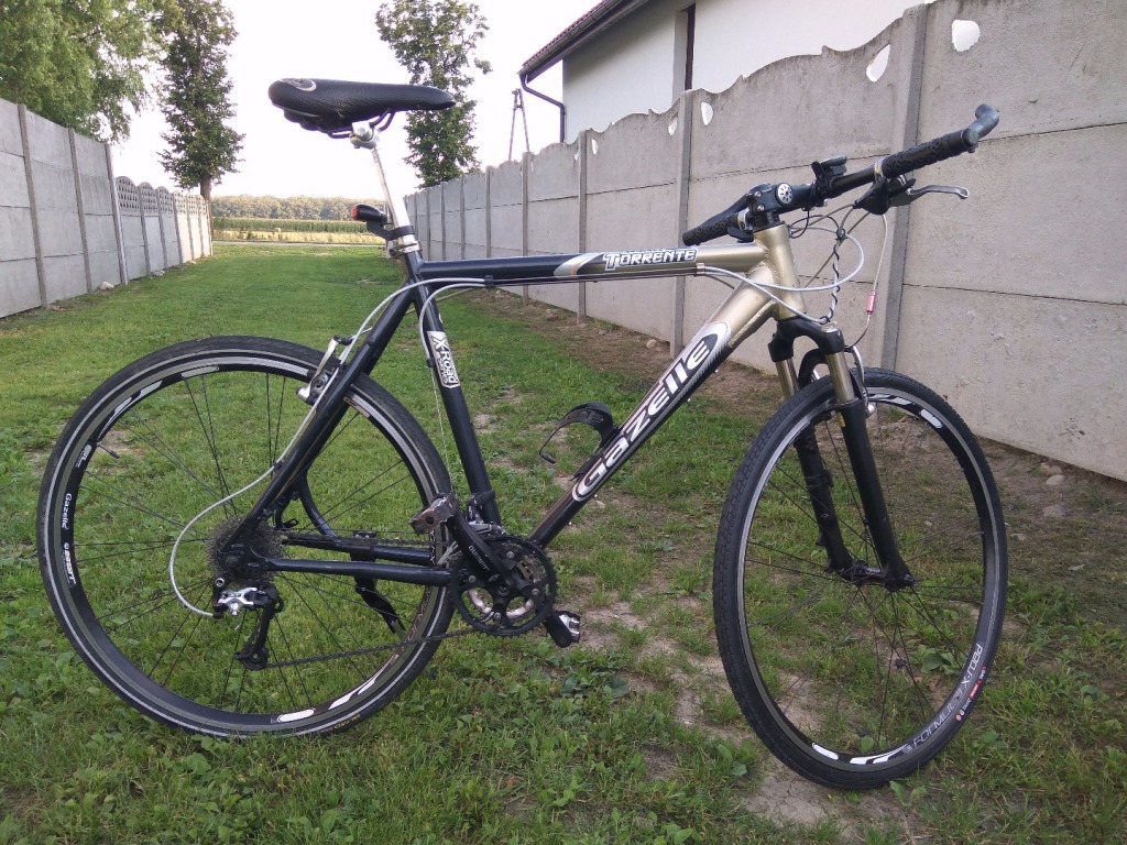 GAZELLE TORRENTE XROAD,DEORE,crossowy,duża rama. 7161931578
