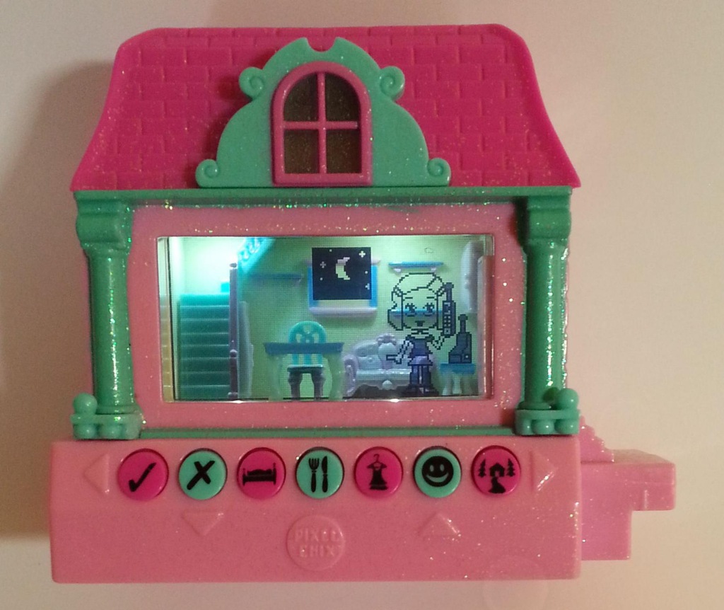 PIXEL CHIX różowy domek gra elektroniczna +6 lat
