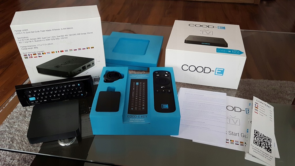 Przystawka COOD-E # LINUX # ANDROID TV # SMART TV