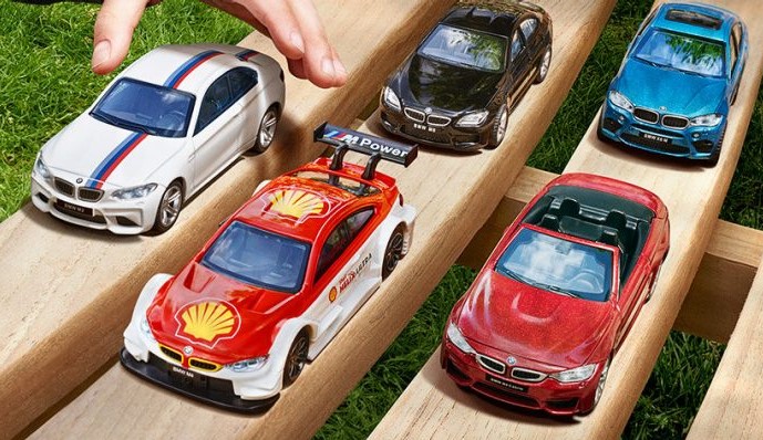 Shell BMW kolekcja 2017 komplet 5 samochodów