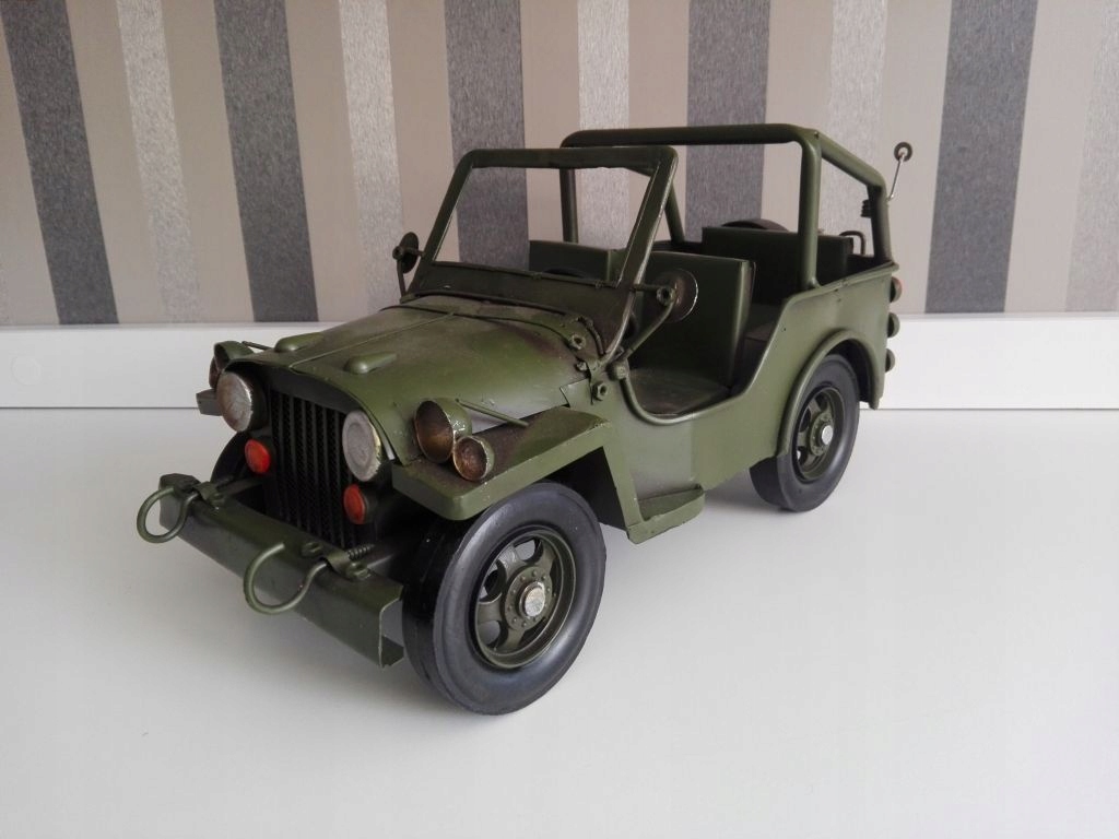 Jeep WILLYS Replika Skala 1:8 Metal ZAMIENIĘ