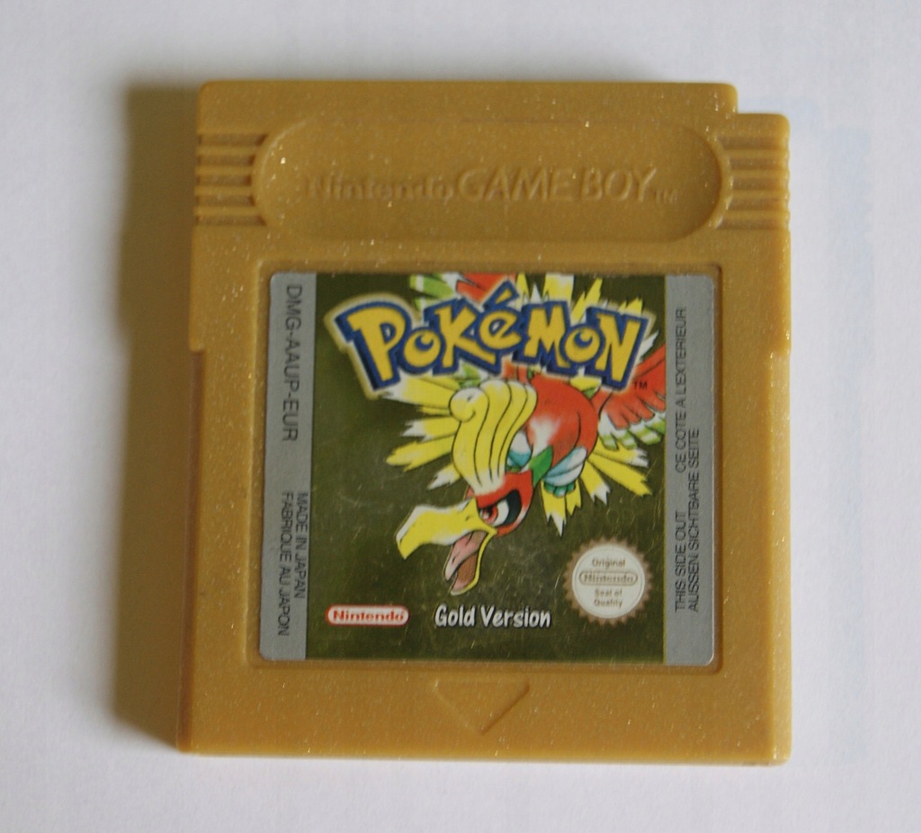 Pokemon Gold Version Gbc Gameboy Color Oficjalne Archiwum Allegro