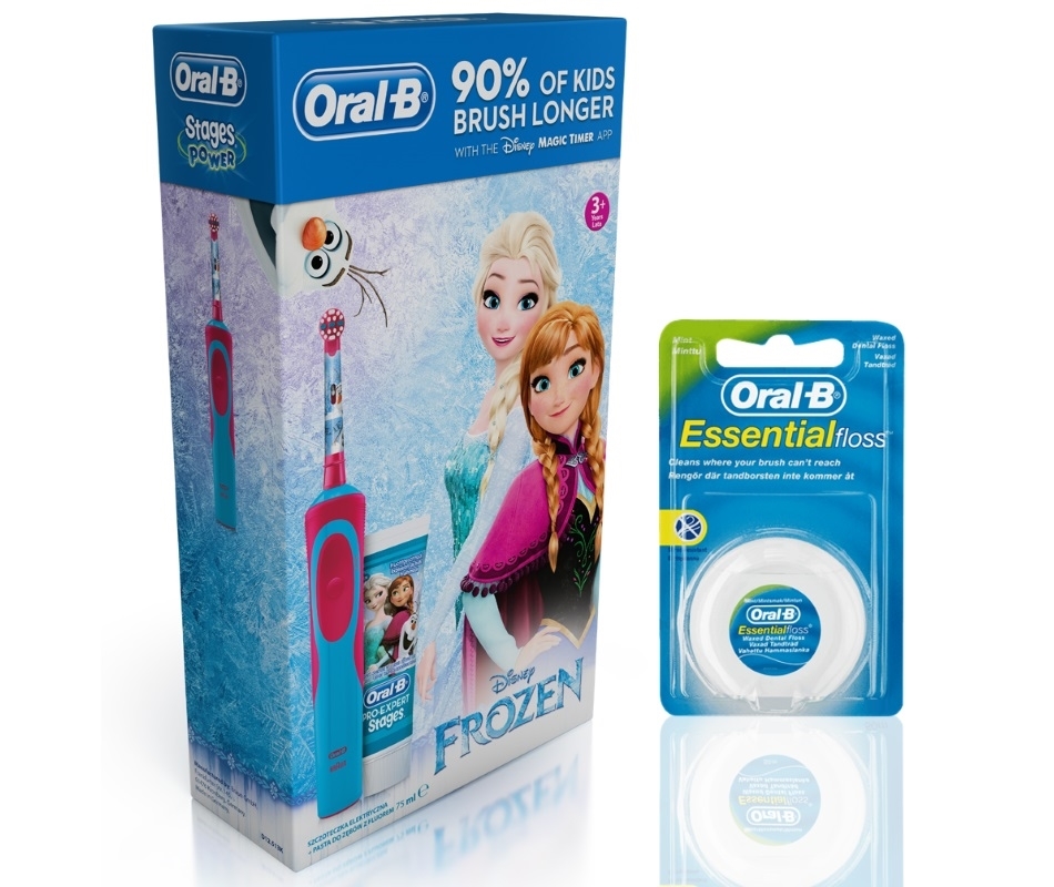 Szczoteczka Dla Dzieci Oral B D12 Frozen Pasta Nić 7034196980