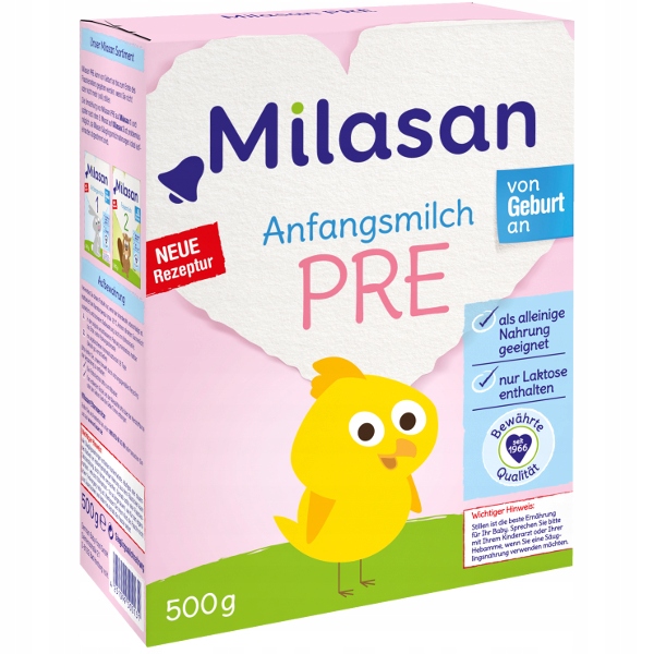 Milasan Mleko Początkowe PRE od Urodzenia