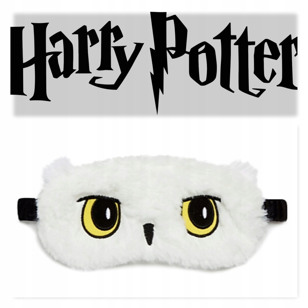 HARRY POTTER maska do spania SOWA biała